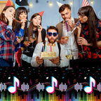 Gatherfun Music Party Disposable Tablecloth – 3-Pack, 54" x 108" | Music Theme Birthday Table Cover