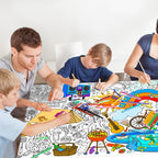 Gatherfun Giant Coloring Poster for Classroom – 31.5x72 Table Cover & Summer Banner
