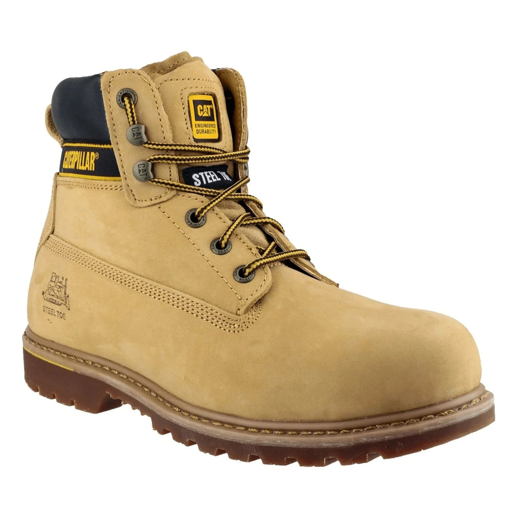 Caterpillar CAT Holton Steel Toe S3 HRO SRC Work Boot with Midsole