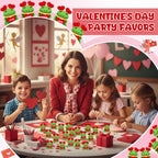 Gejoy 24 Mini Valentines Frog Plush Keychains – Kids Party Favors