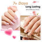 GELLEN Quick Dry Cat Eye Nail Polish Kit – Pink Silver Champagne Magnetic 3D Cat Eye