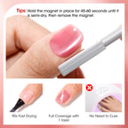 GELLEN Quick Dry Cat Eye Nail Polish Kit – Magnetic 3D Shimmer (Valentines Gift)