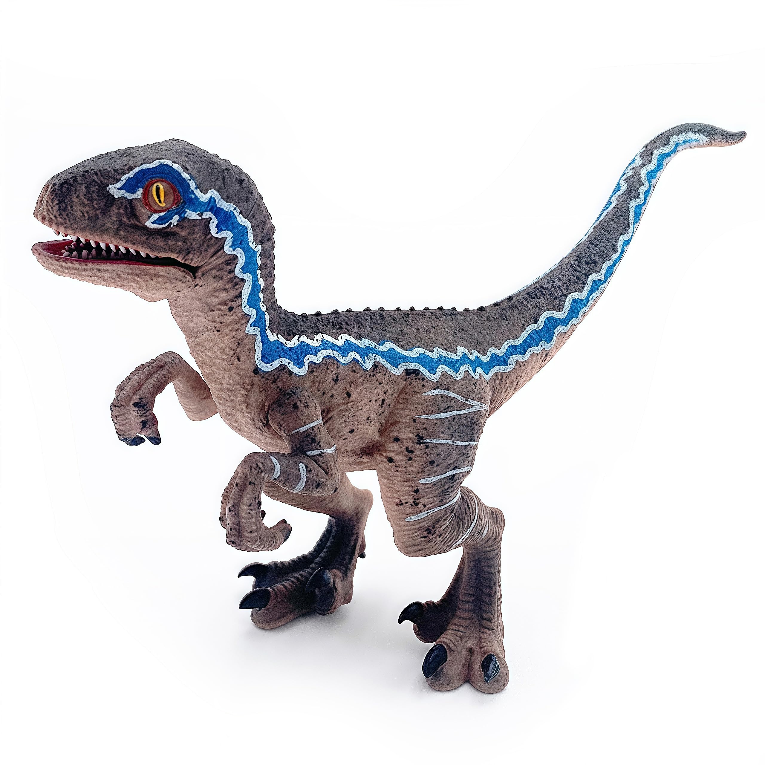 Gemini&Genius Velociraptor Toy with Movable Jaw and Hands | Cake Topper & Collectible Figure