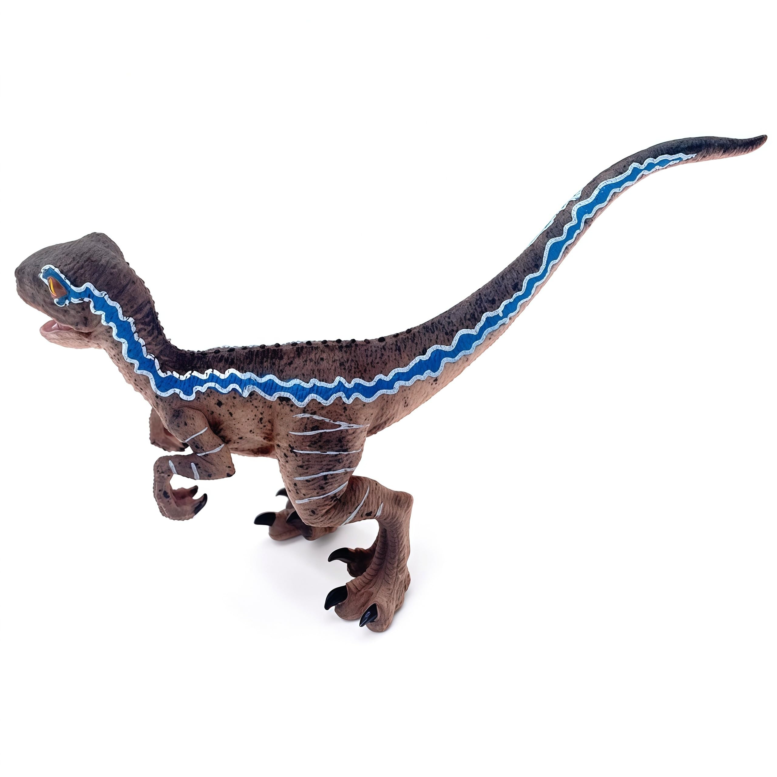 Gemini&Genius Velociraptor Toy with Movable Jaw and Hands | Cake Topper & Collectible Figure