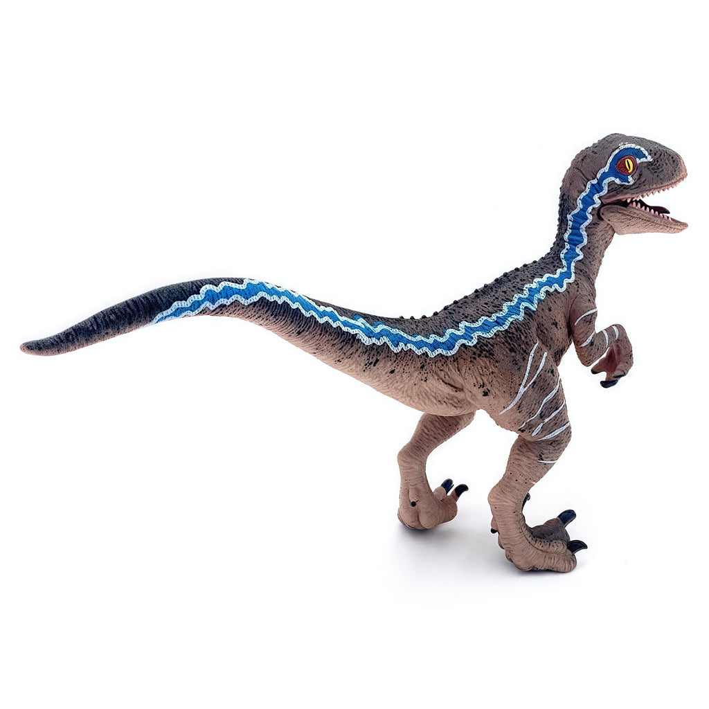 Gemini&Genius Velociraptor Toy with Movable Jaw and Hands | Cake Topper & Collectible Figure