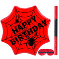 Gemscream Spider Pinata Set – Hero Party Decorations with Stick & Blindfold