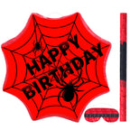 Gemscream Spider Pinata Set – Hero Party Decorations with Stick & Blindfold