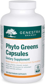Genestra Brands Phyto Greens Capsules | Organic Greens, Vitamins & Enzymes - 180 Capsules