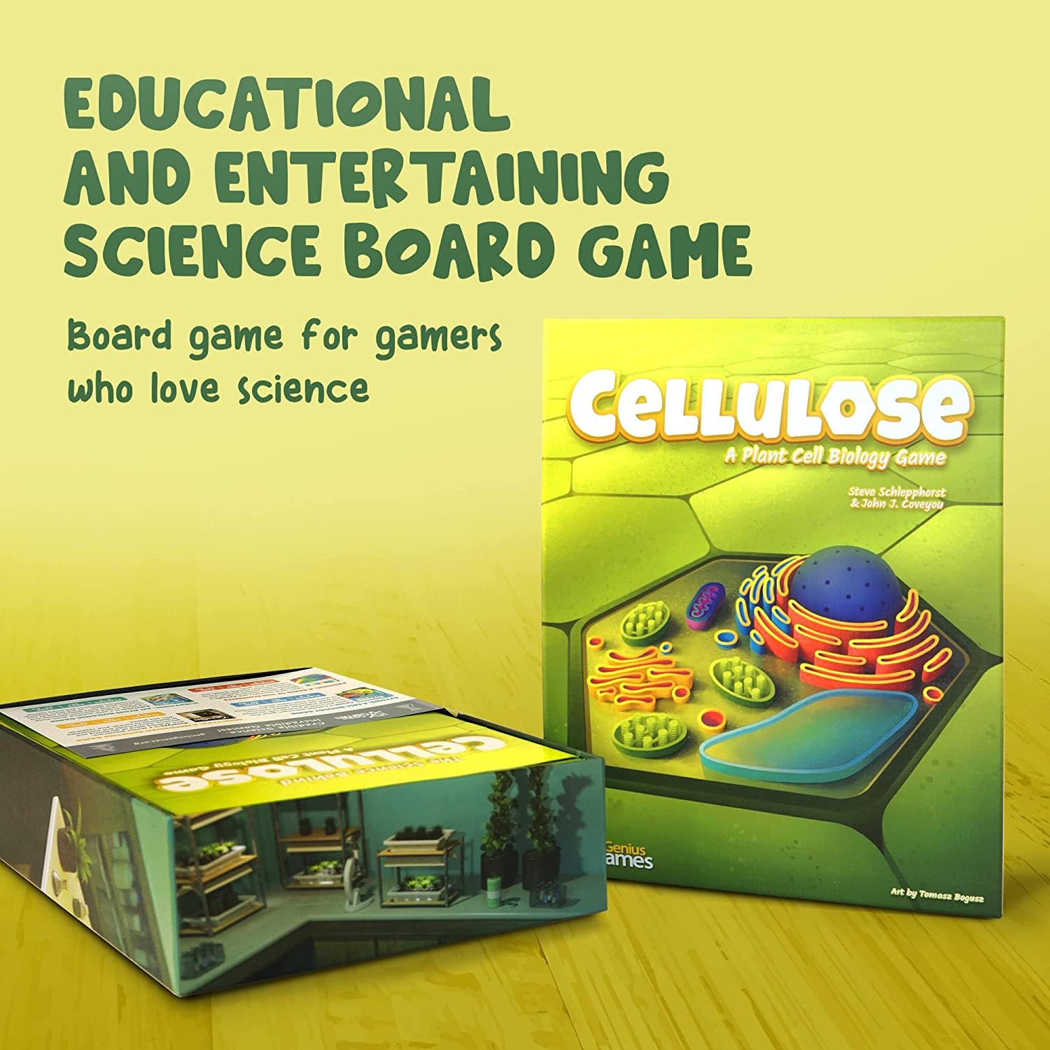 Genius Games Cellulose: A Plant Cell Biology Game | Mensa-Recommended STEM Board Game