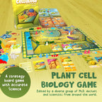 Genius Games Cellulose: A Plant Cell Biology Game | Mensa-Recommended STEM Board Game