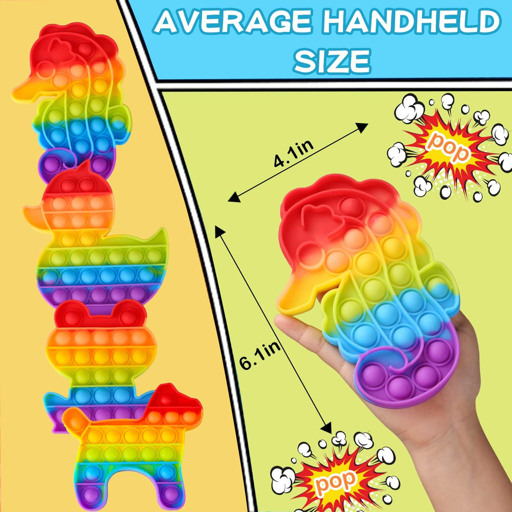 Genovega 24-Pack Fidget Toys Bulk Gift Set — Classroom, Desk & Party Favors