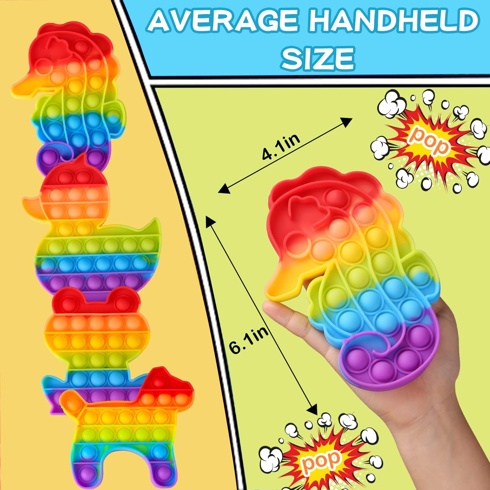 Genovega 24-Pack Fidget Toys Bulk Gift Set — Classroom, Desk & Party Favors