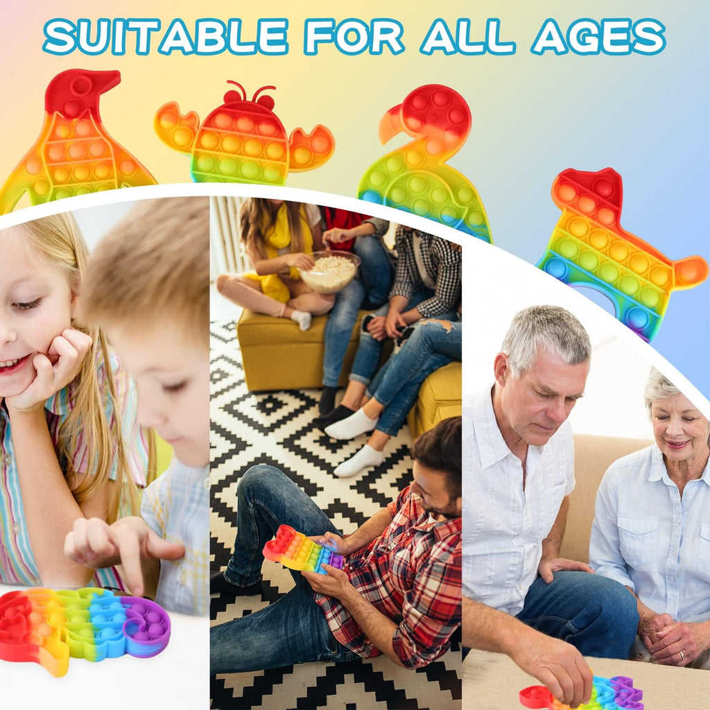 Genovega 24-Pack Fidget Toys Bulk Gift Set — Classroom, Desk & Party Favors