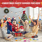 Genuvi Christmas Sticky Hands Bulk 42-Pack – Kids Party Favors & Stocking Stuffers
