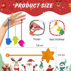 Genuvi Christmas Sticky Hands Bulk 42-Pack – Kids Party Favors & Stocking Stuffers