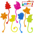 Genuvi Christmas Sticky Hands Bulk 42-Pack – Kids Party Favors & Stocking Stuffers