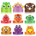 Gersoniel 24 Pcs Dinosaur Birthday Party Hats, Favors, Headbands & Paper Crowns – Dinosaur Theme Party Supplies
