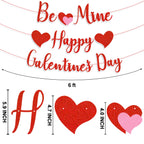 Gifloon Happy Galentine's Day Banner – Pre-Strung Be Mine Decor for Galentine's Day