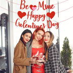 Gifloon Happy Galentine's Day Banner – Pre-Strung Be Mine Decor for Galentine's Day