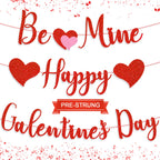 Gifloon Happy Galentine's Day Banner – Pre-Strung Be Mine Decor for Galentine's Day