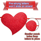 Gifloon Happy Galentine's Day Banner – Pre-Strung Be Mine Decor for Galentine's Day