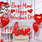 Gifloon Happy Galentine's Day Banner – Pre-Strung Be Mine Decor for Galentine's Day