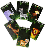 Gift Boutique 48 Zoo Animal Mini Notepads – Jungle Safari Theme Party Favors