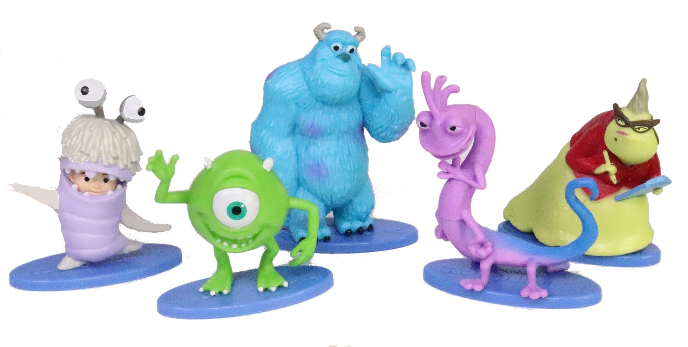 Giftician Monsters Cake Topper Set of 5 | Kids Birthday Cake Decorations