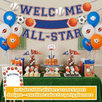 Gilprop 1000 Pcs Foam Sports Stickers – Self-Adhesive Party Favors (Soccer, Basketball, Baseball, Volleyball, Football)