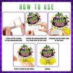 GINFTBRZGV 20Pcs Mardi Gras Decorations - Happy Banner, Hanging Swirls & Honeycomb Centerpieces
