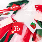 GIOGUK Strawberry High Chair Banner – 6 Months Birthday Decor