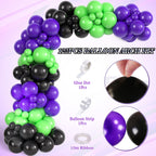 GLANFOIO 130Pcs Monster Truck Birthday Decorations – Balloon Garland Arch Kit with Backdrop