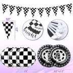 GLANFOIO 130Pcs Monster Truck Birthday Decorations – Balloon Garland Arch Kit with Backdrop
