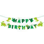 GLASNES Dinosaur Birthday Banner – Kids Birthday & Baby Shower Decor