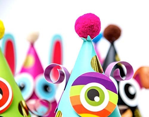 Glittery Garden Party Hats for Kids – All-Inclusive 12 Hat Craft Kit