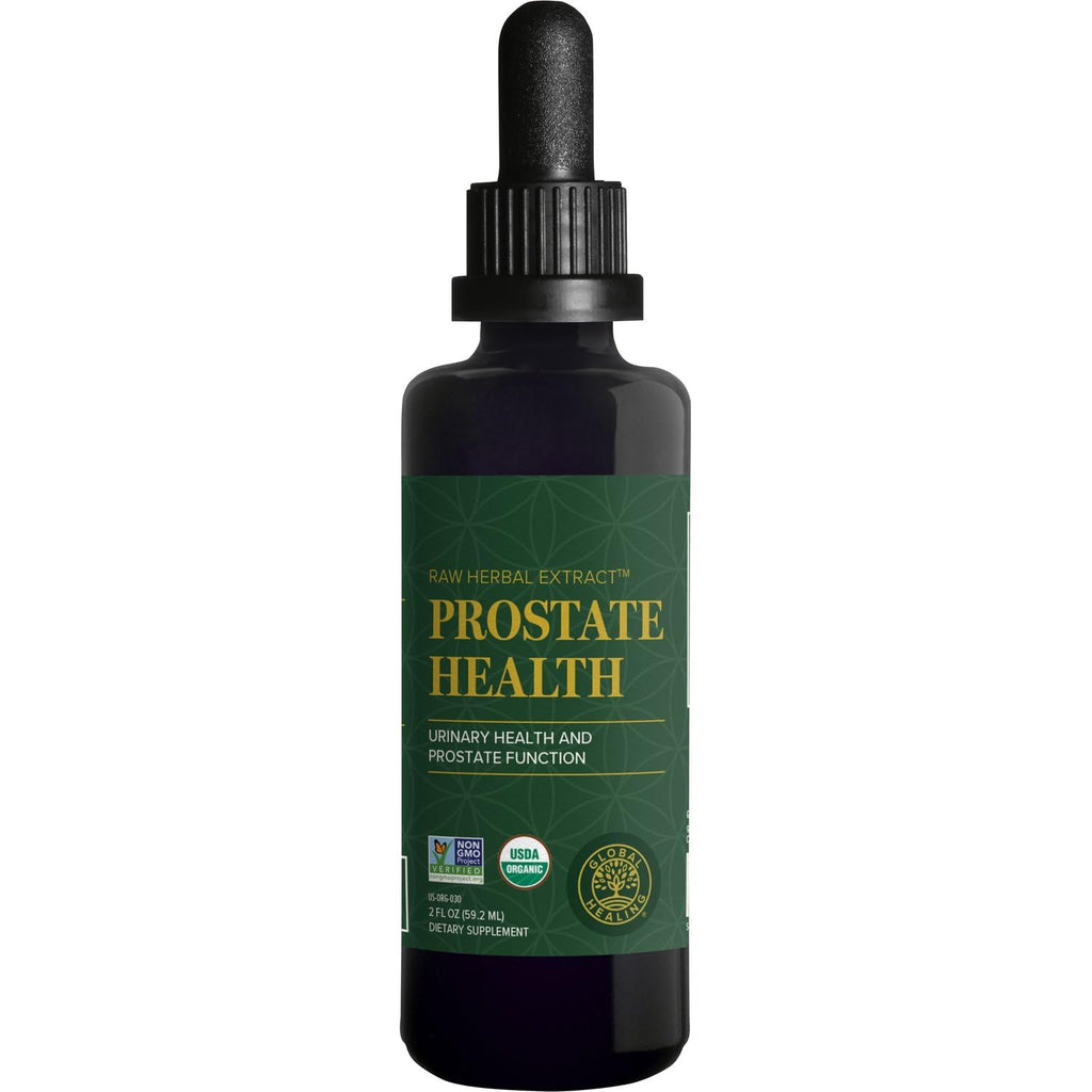 Global Healing Bio Prostatagesundheit – Nahrungsergänzungsmittel für Männer | Unterstützung der Prostata & Harntraktkomfort – 59 ml