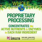 Natural Factors Whole Earth & Sea Organic Fermented Greens Chocolate – Vegan, 15.5 oz