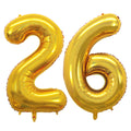 GOER 42-Inch Gold Number 26/62 Balloons – Jumbo Foil Birthday Decor