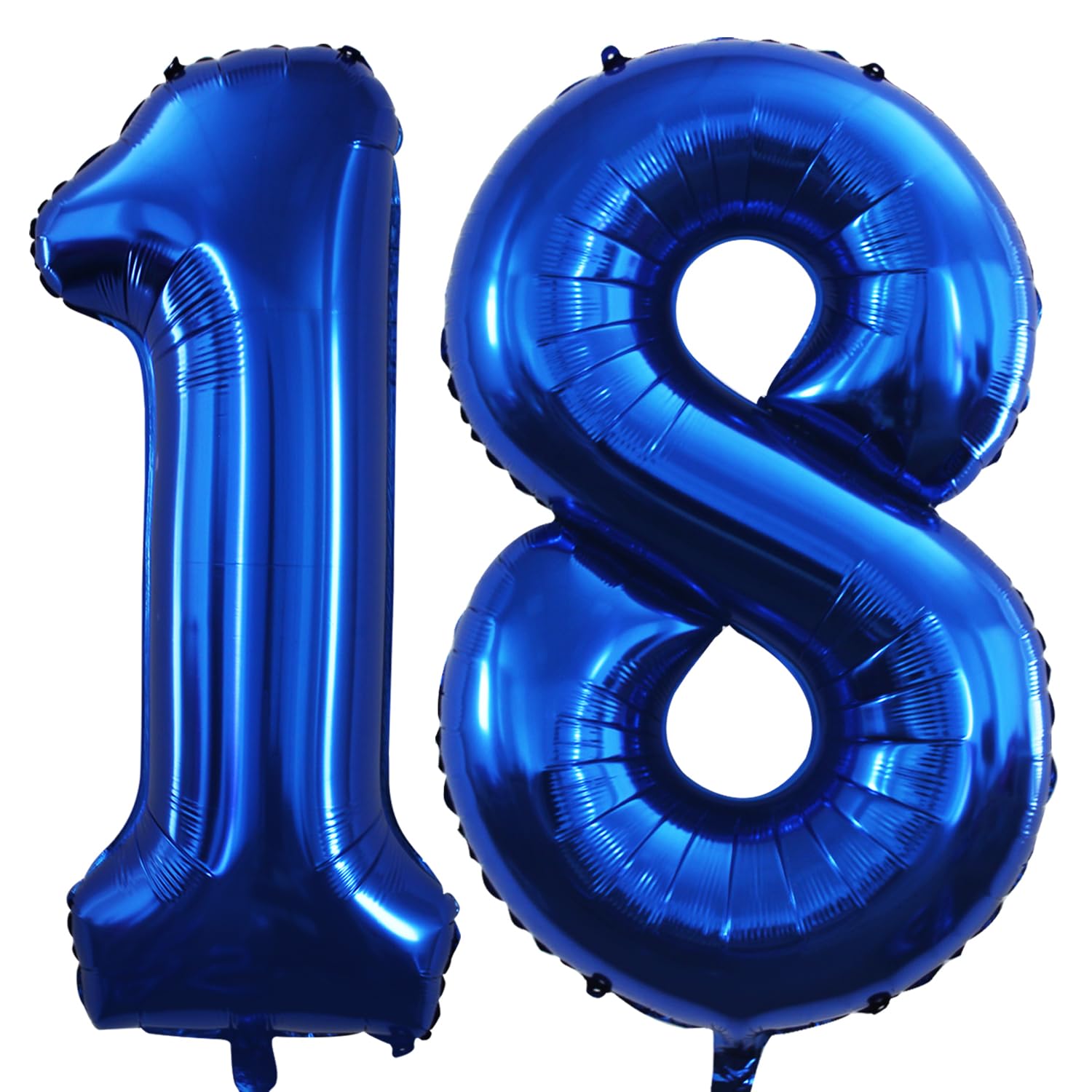 GOER 42-Inch Number 18/81 Foil Balloons – Jumbo Birthday Decorations (Blue)