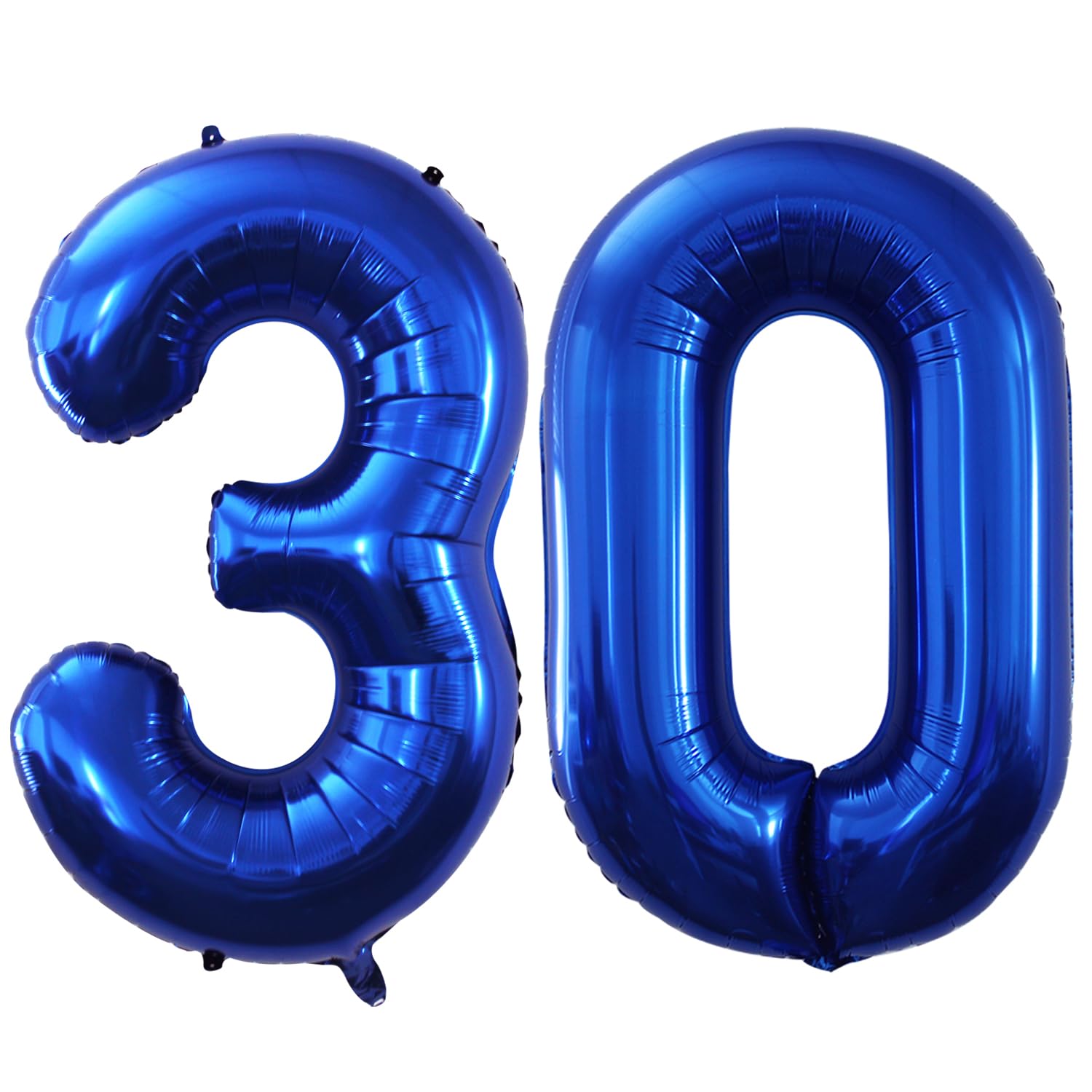 GOER 42-Inch Number 30 Foil Balloons - Blue for 30th Birthday & Anniversary