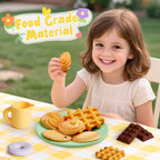 Golray Silicone Tea Set for Toddlers (Ages 3-5) – 22-Piece Washable Party Set with Storage Box