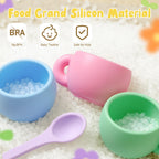Golray Silicone Tea Set for Toddlers (Ages 3-5) – 22-Piece Washable Party Set with Storage Box