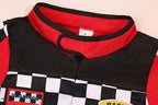 Gomukot Direct Kids Race Car Driver Costume Set (3-4 Years) – Jumpsuit, Hat & Medal