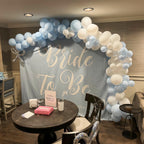 Govpy Pastel Blue & White Balloons – 12in, 35pcs for Baby Showers & Parties