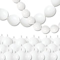 Govpy White Quick Link Balloons – 120Pcs Pearl 6in & 10in for Balloons Walls, Arches, and Decor