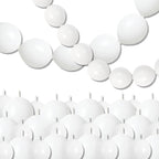 Govpy White Quick Link Balloons – 120Pcs Pearl 6in & 10in for Balloons Walls, Arches, and Decor