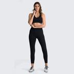 Gym Clothes Set for Women - 2-Piece Push-Up Yoga Bra & High Waist Leggings in 12 Colors