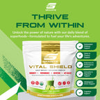 Granite Nutrition Vital Shield – USDA Organic Greens, Mushrooms & Tart Cherry (30 Servings)