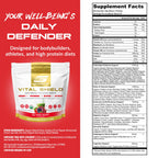 Granite Nutrition Vital Shield – Organic Greens + Tart Cherry (Very Berry)