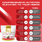 Granite Nutrition Vital Shield – Organic Greens + Tart Cherry (Very Berry)